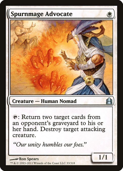 Spurnmage Advocate (33) [Commander 2011]