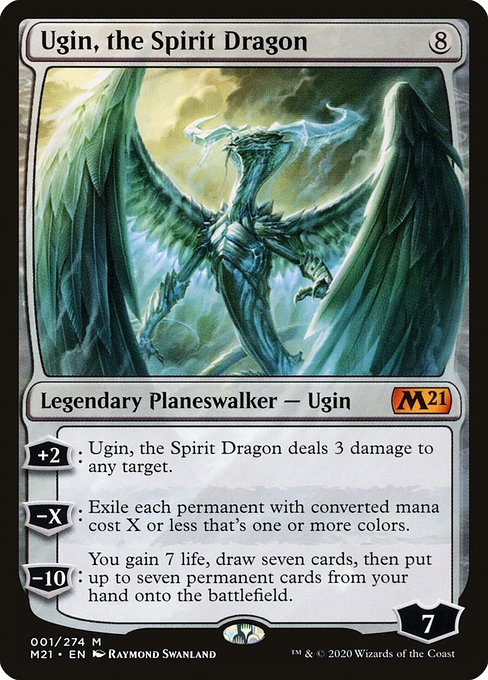 Ugin, the Spirit Dragon (1) [Core Set 2021]