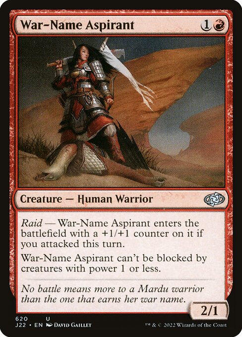 War-Name Aspirant (620) [Jumpstart 2022]