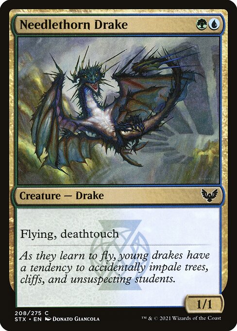 Needlethorn Drake (208) [Strixhaven: School of Mages]
