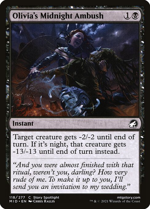 Olivia's Midnight Ambush (118) [Innistrad: Midnight Hunt]