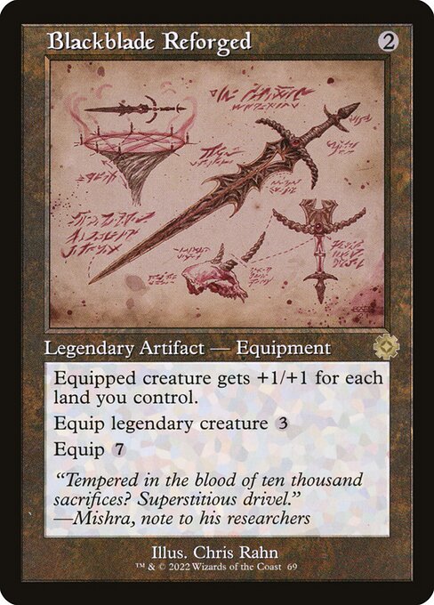 Blackblade Reforged (69) [The Brothers' War Retro Artifacts]