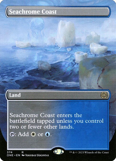 Seachrome Coast (374) [Phyrexia: All Will Be One] [Borderless]
