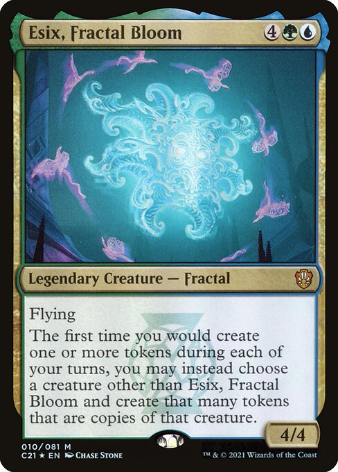 Esix, Fractal Bloom (10) [Commander 2021]