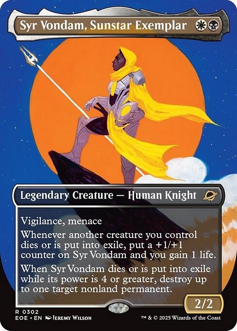 Syr Vondam, Sunstar Exemplar (302) [Edge of Eternities]