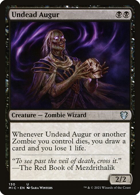 Undead Augur (130) [Midnight Hunt Commander]