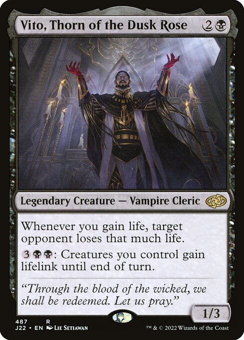 Vito, Thorn of the Dusk Rose (487) [Jumpstart 2022]