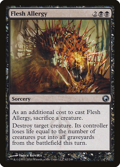 Flesh Allergy (62) [Scars of Mirrodin]