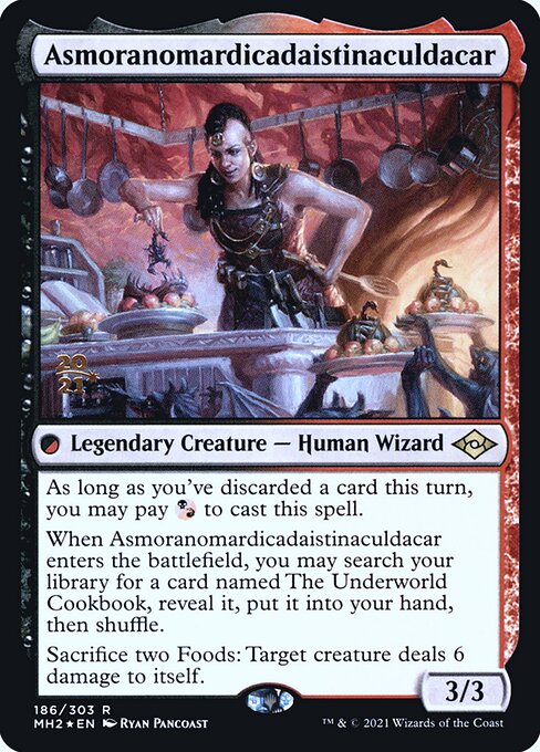 Asmoranomardicadaistinaculdacar (186s) [Modern Horizons 2 Promos]
