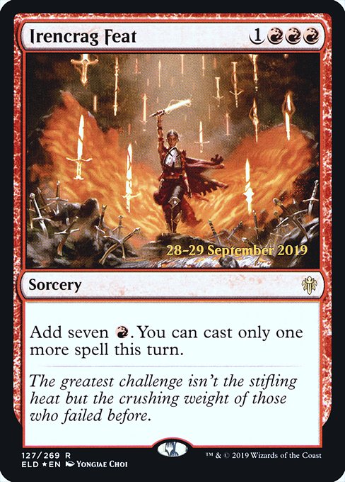 Irencrag Feat (127s) [Throne of Eldraine Promos]