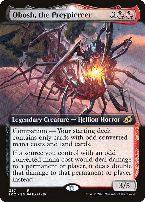 Obosh, the Preypiercer (357) [Ikoria: Lair of Behemoths] [Extended Art]