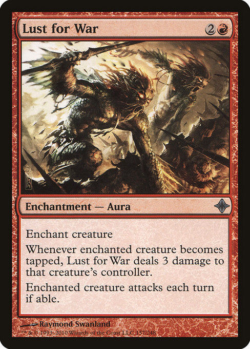 Lust for War (157) [Rise of the Eldrazi]