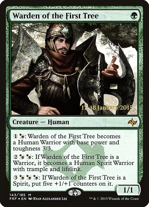 Warden of the First Tree (143s) [Fate Reforged Promos]