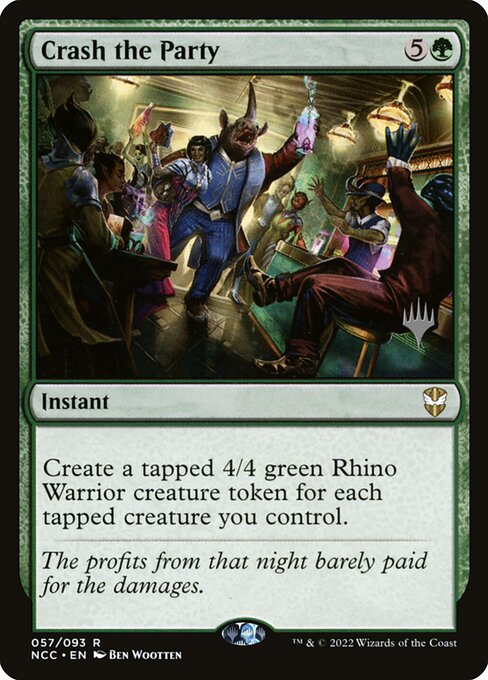 Crash the Party (57p) [New Capenna Commander Promos]