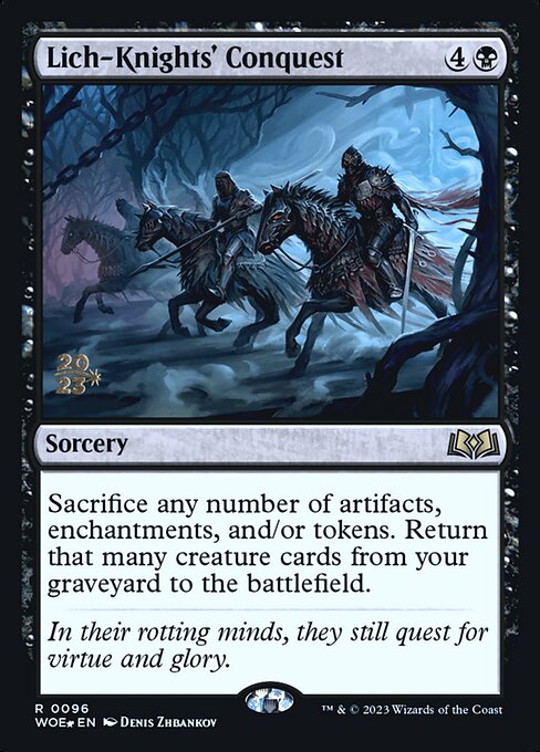 Lich-Knights' Conquest (96s) [Wilds of Eldraine Promos]