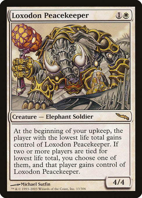 Loxodon Peacekeeper (13) [Mirrodin]