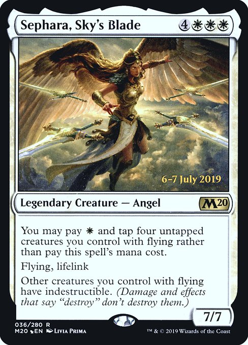 Sephara, Sky's Blade (36s) [Core Set 2020 Promos]