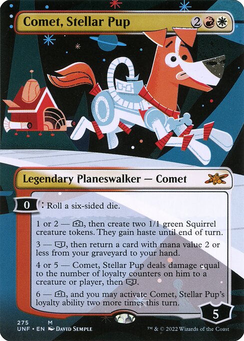 Comet, Stellar Pup (275) [Unfinity] [Borderless]