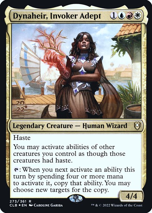 Dynaheir, Invoker Adept (273s) [Battle for Baldur's Gate Promos]