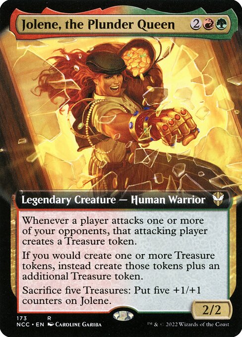 Jolene, the Plunder Queen (173) [New Capenna Commander] [Extended Art]