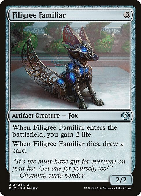 Filigree Familiar (212) [Kaladesh]