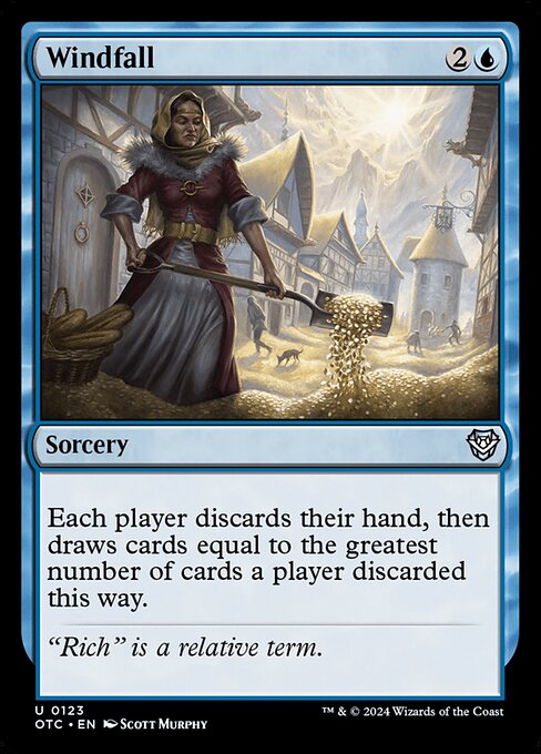 Windfall (123) [Outlaws of Thunder Junction Commander]