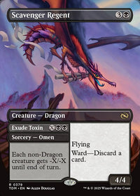 Scavenger Regent // Exude Toxin // Scavenger Regent (379) [Tarkir: Dragonstorm]