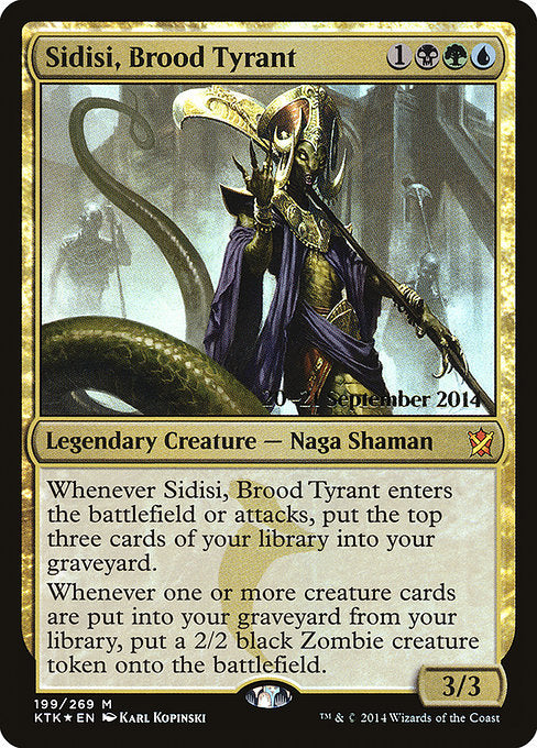Sidisi, Brood Tyrant (199s) [Khans of Tarkir Promos]