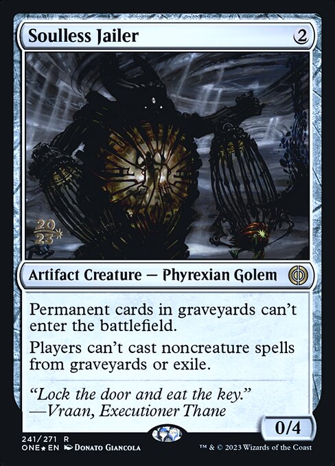 Soulless Jailer (241s) [Phyrexia: All Will Be One Promos]