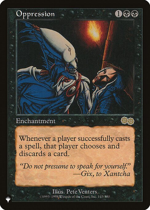 Oppression (USG-143) [The List]