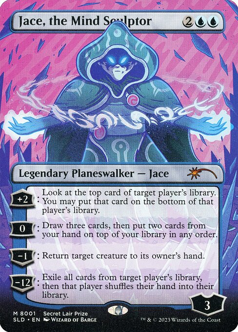 Jace, the Mind Sculptor (8001) [Secret Lair Drop] [Borderless]