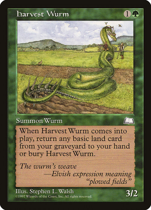 Harvest Wurm (130) [Weatherlight]