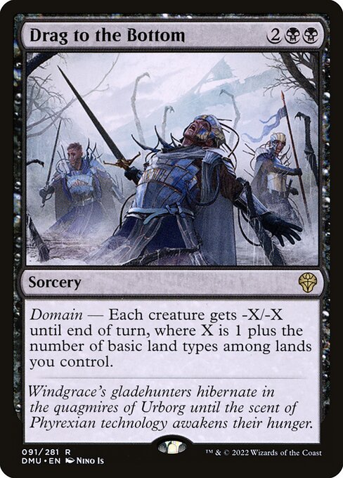 Drag to the Bottom (91) [Dominaria United]