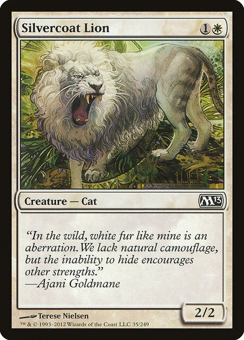 Silvercoat Lion (35) [Magic 2013]