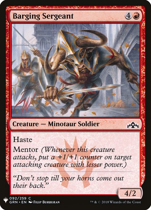 Barging Sergeant (GRN-92) [The List]