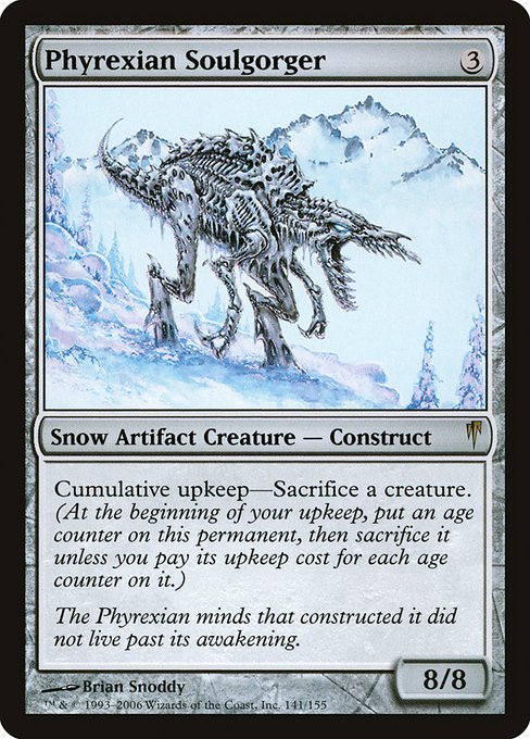 Phyrexian Soulgorger (141) [Coldsnap]
