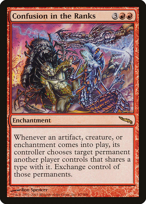 Confusion in the Ranks (87) [Mirrodin]