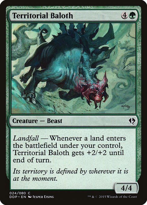 Territorial Baloth (24) [Duel Decks: Zendikar vs. Eldrazi]