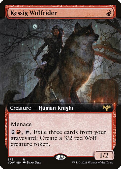 Kessig Wolfrider (379) [Innistrad: Crimson Vow] [Extended Art]