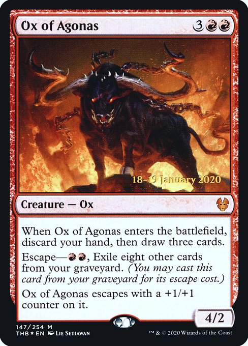 Ox of Agonas (147s) [Theros Beyond Death Promos]