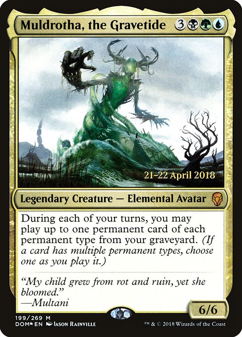 Muldrotha, the Gravetide (199s) [Dominaria Promos]