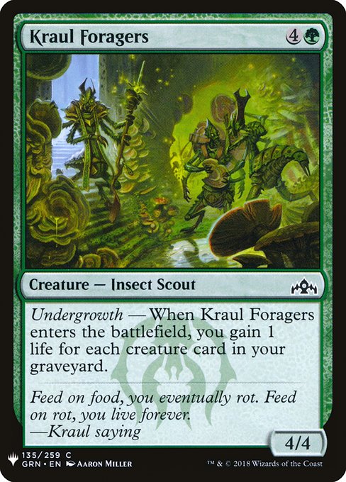 Kraul Foragers (GRN-135) [The List]
