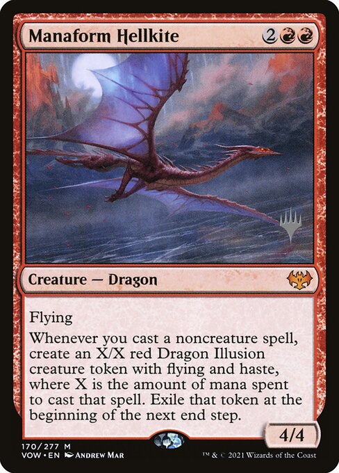 Manaform Hellkite (170p) [Innistrad: Crimson Vow Promos]