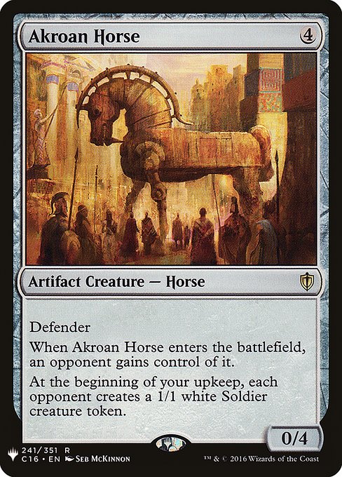 Akroan Horse (C16-241) [The List]