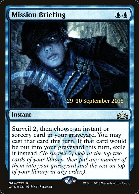 Mission Briefing (44s) [Guilds of Ravnica Promos]