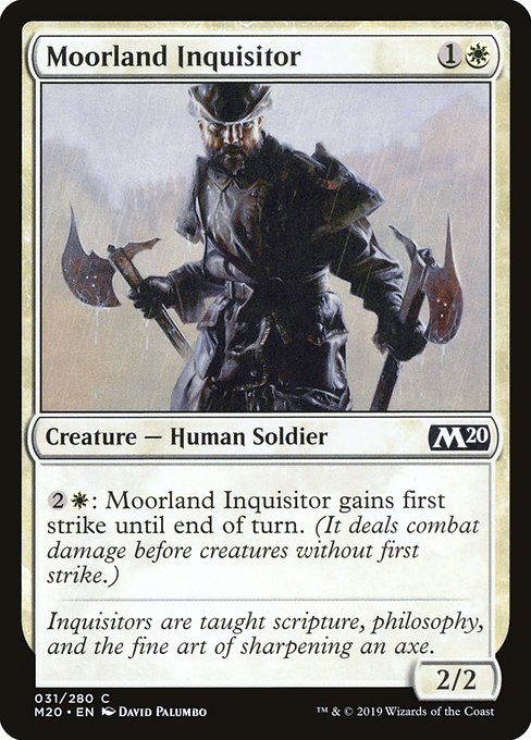 Moorland Inquisitor (31) [Core Set 2020]
