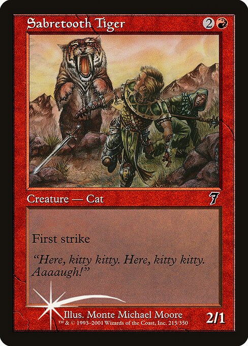 Sabretooth Tiger (215★) [Seventh Edition]