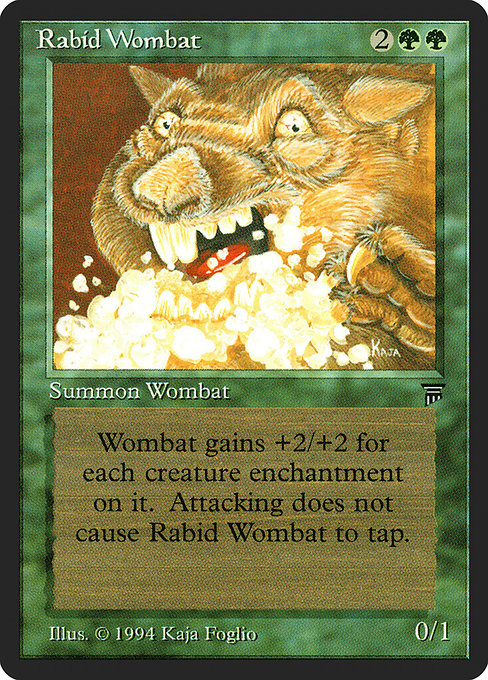 Rabid Wombat (198) [Legends]