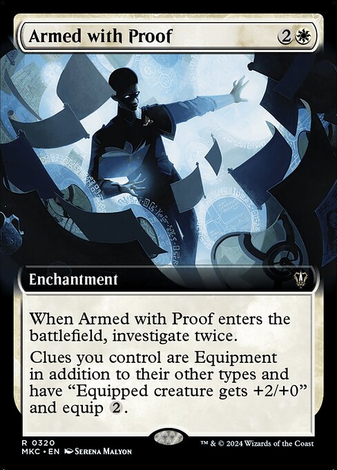 Armed with Proof (320) [Murders at Karlov Manor Commander] [Extended Art]