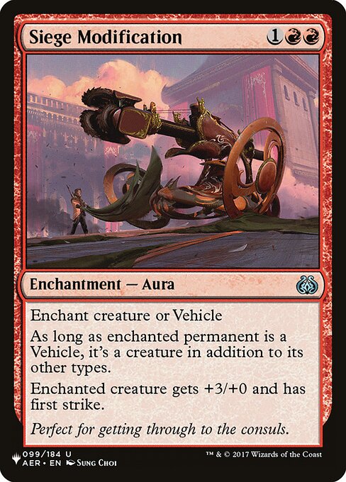 Siege Modification (AER-99) [The List]